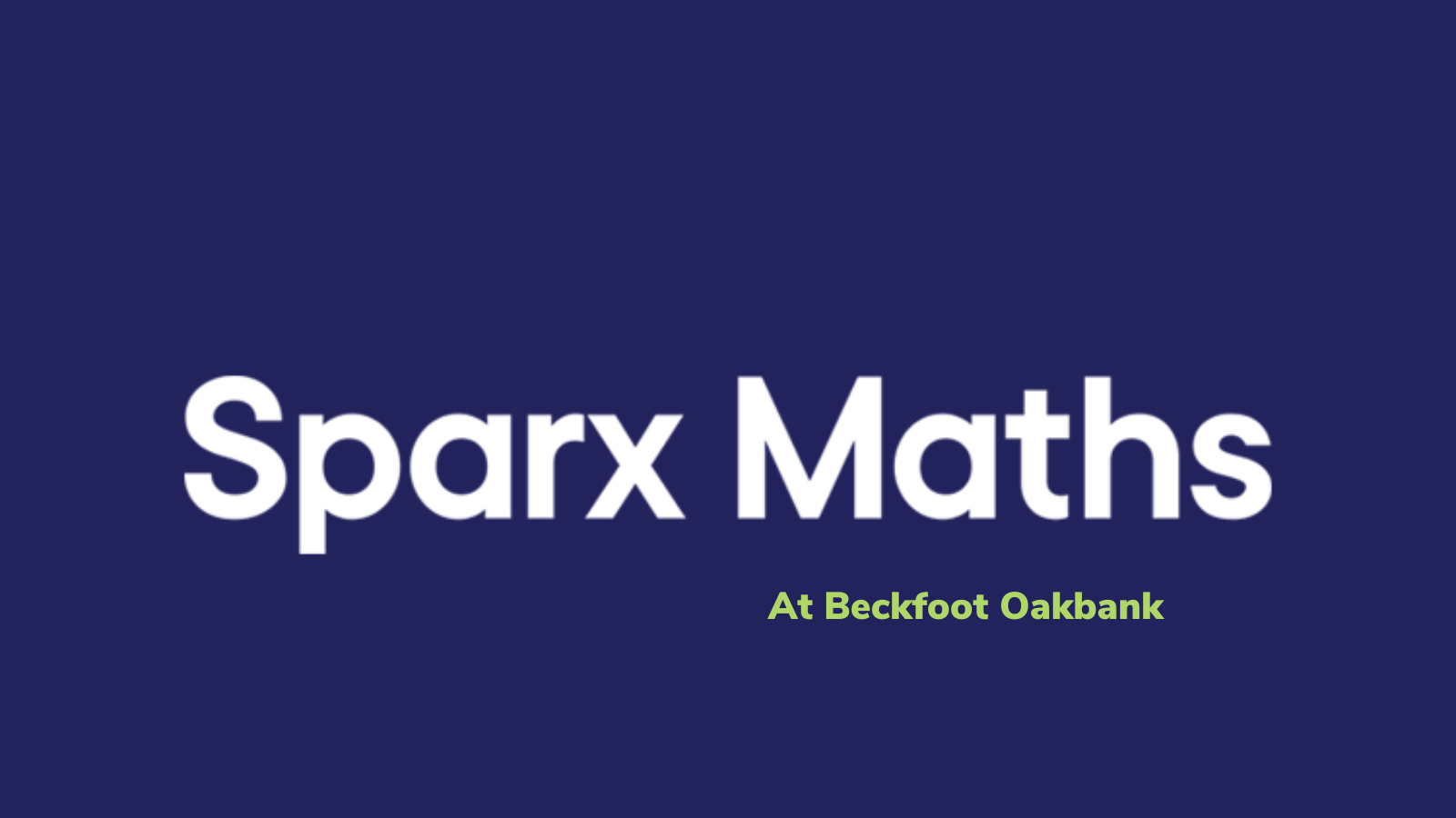 Sparx At Beckfoot Oakbank